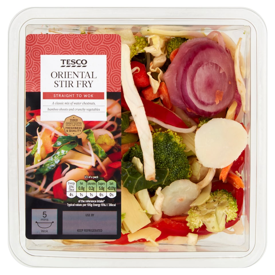 Tesco Oriental Stir Fry Bowl 400G