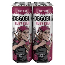 Hobgoblin Ruby Ale Beer Can 4x568ml