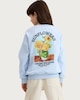 image 3 of Vincent Van Gogh Cotton Rich Sunflowers Sweatshirt in Blue