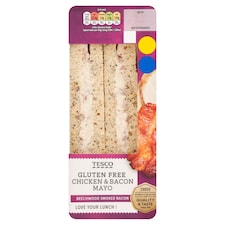 Tesco Gluten Free Chicken & Bacon Mayonnaise Sandwich