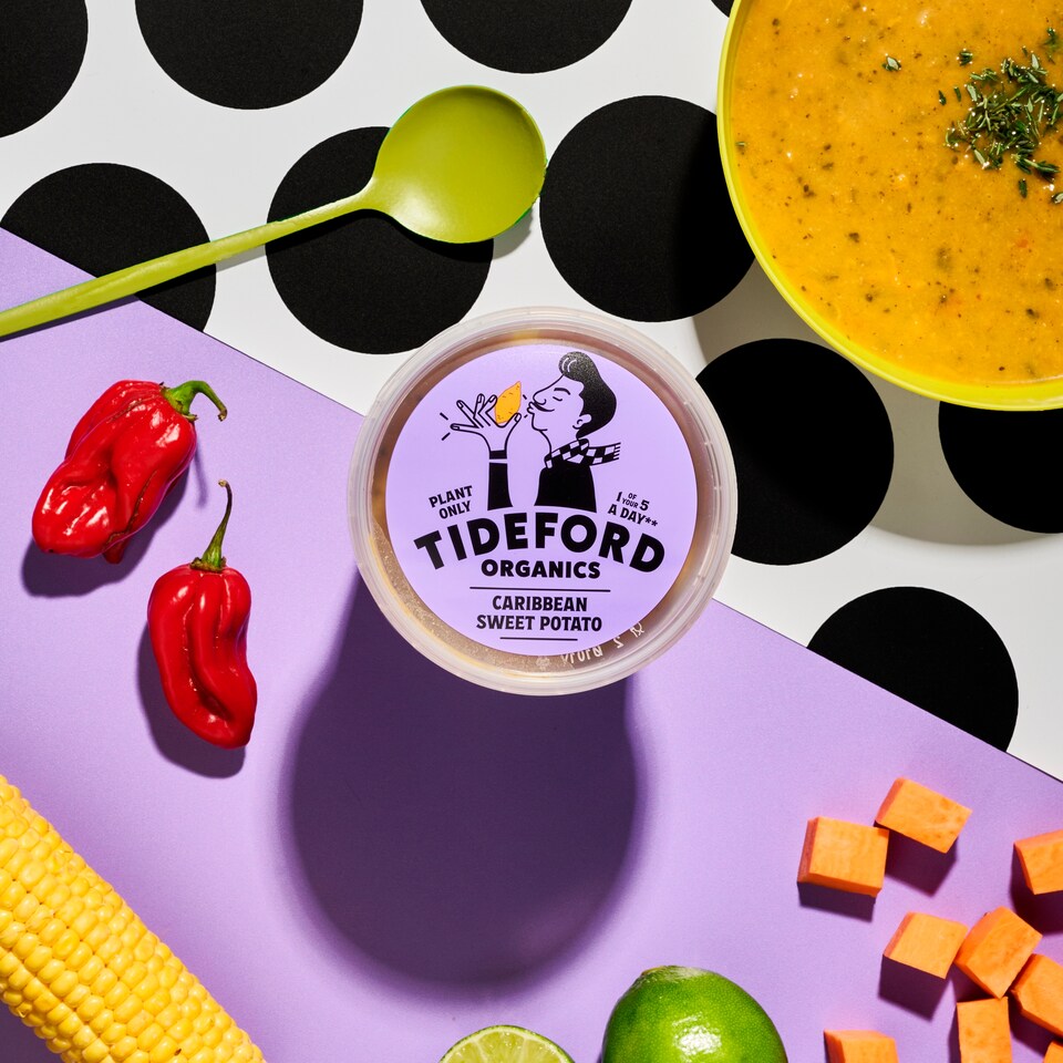 image 1 of Tideford Organics Caribbean Sweet Potato Soup 560g