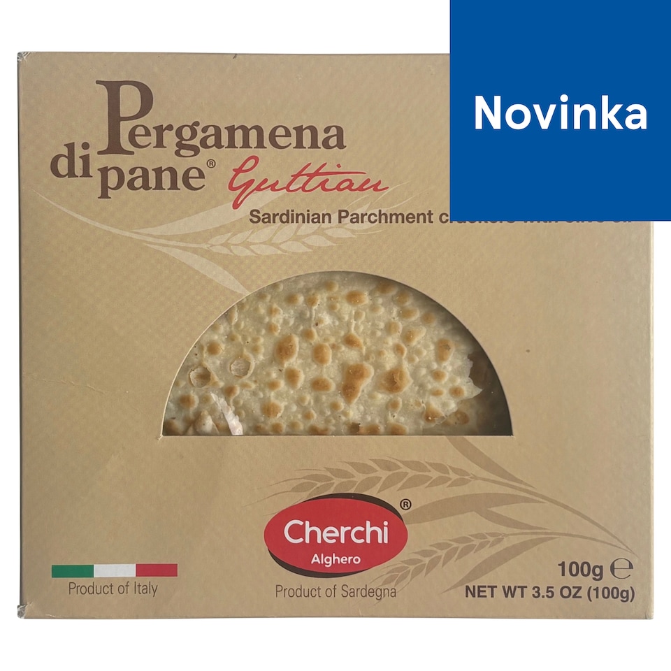 Cherchi Alghero Pergamena di Pane sardínske tenké krekery s olivovým olejom 100 g
