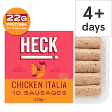HECK! Chicken Italia 10 Sausages 660g