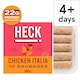 image 1 of HECK! Chicken Italia 10 Sausages 660g