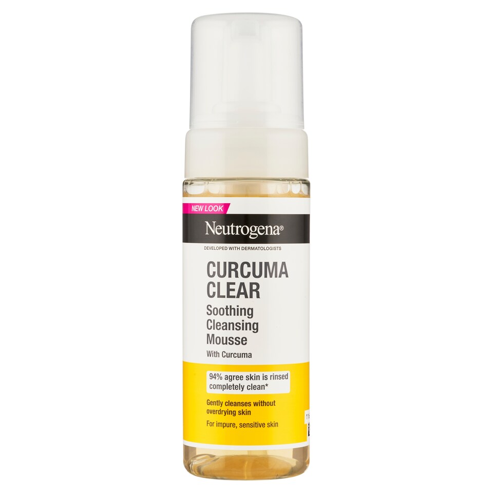 obrázok 1 z Neutrogena Curcuma Clear upokojujúca čistiaca pena s kurkumou 150 ml
