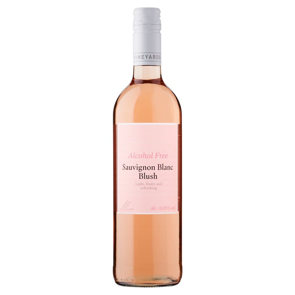 image 1 of Vineyards Alcohol Free Sauvignon Blanc Blush 75cl