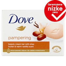 Dove Pampering Bambucké maslo a vanilka Krémová tableta 90 g