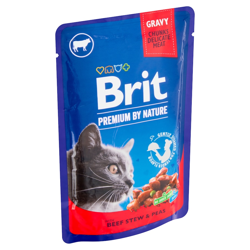 image 1 of Brit Premium by Nature with Beef Stew & Peas 100g