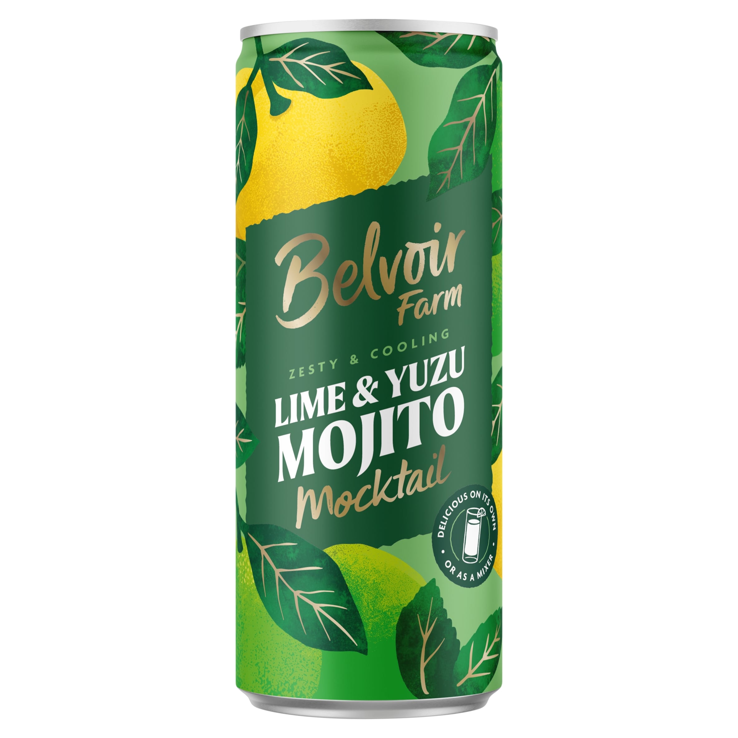 Belvoir Farm Lime & Yuzu Mojito Mocktail 250ml