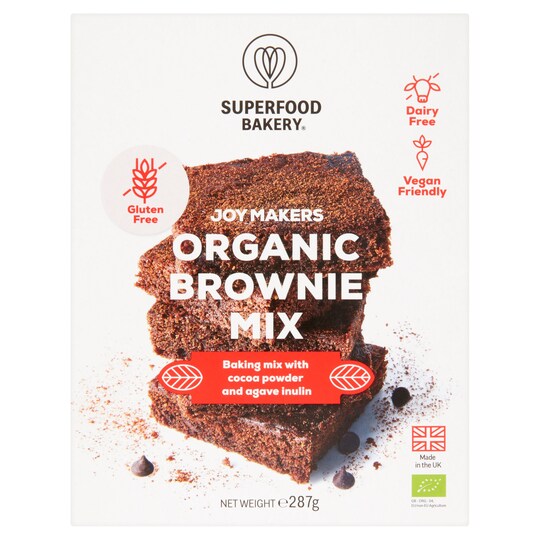 Superfood Bakery Joy Makers Organic Brownie Mix 287G Tesco Groceries