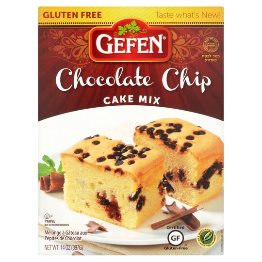 Gefen Gluten Free Choc Chip Cake Mix 397g Tesco Groceries