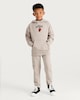 image 2 of F&F Boys 2-Piece Cotton Rich Sport Leisure Hoodie and Joggers Set in Grey