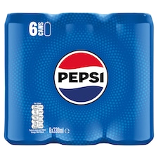Pepsi Regular Cans 6 x 330ml