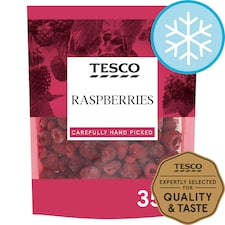 Tesco Frozen Raspberries 350G