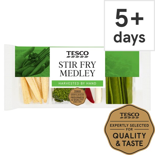 Tesco Stir Fry Vegetable Medley 220G Tesco Groceries