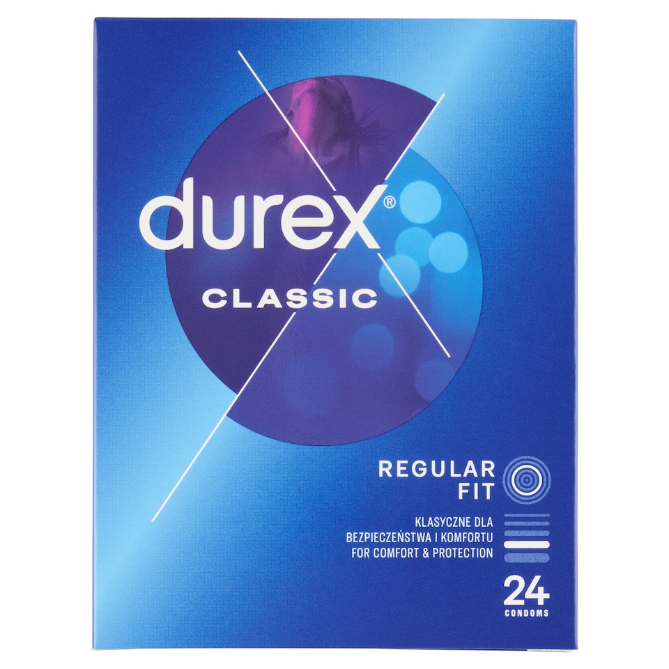 Obrázek 1 pro produkt Durex Classic Regular Fit kondomy 24 ks