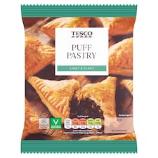 Tesco Puff Pastry Block 425G