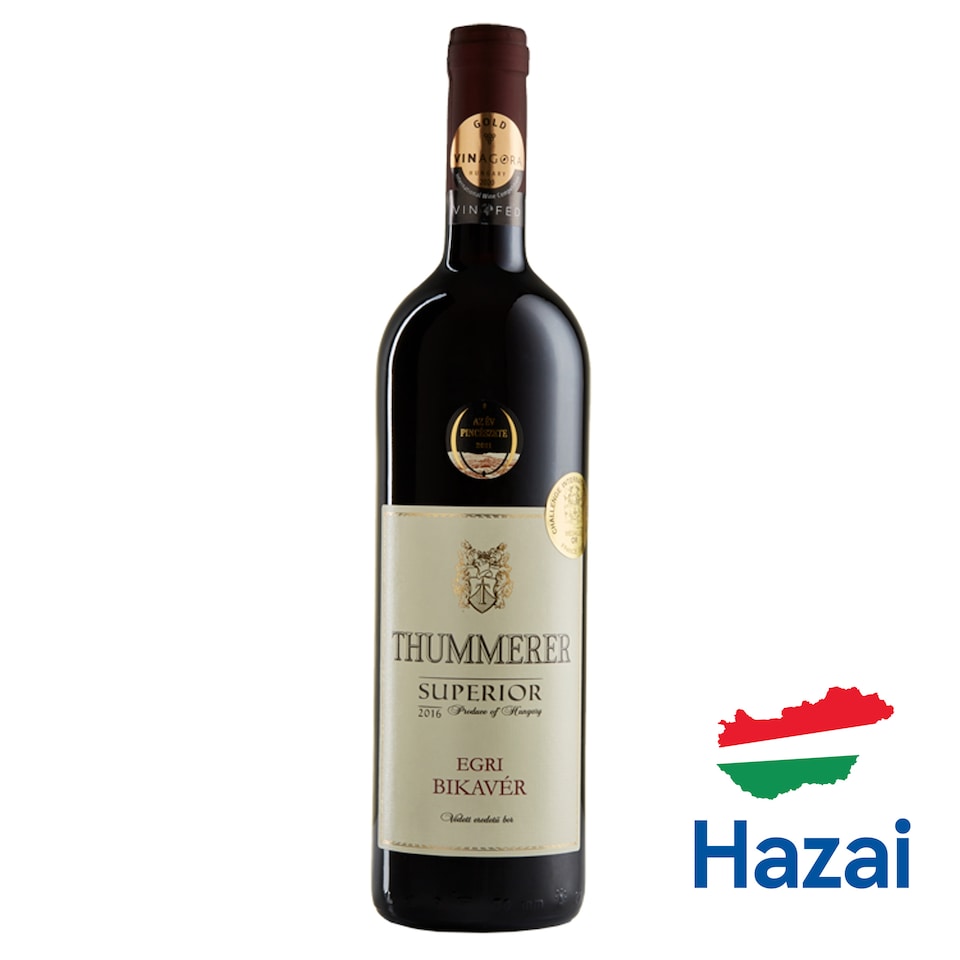 Thummerer Egri Bikavér Superior vörösbor 14% 750 ml