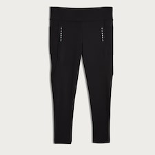 F&F Active High Waisted Running Leggings in Black