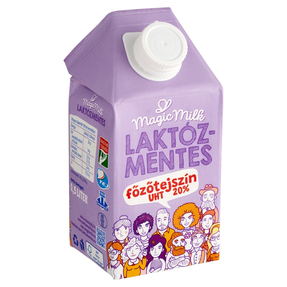 Magic Milk UHT laktózmentes főzőtejszín 20% 0,5 l  1. kép