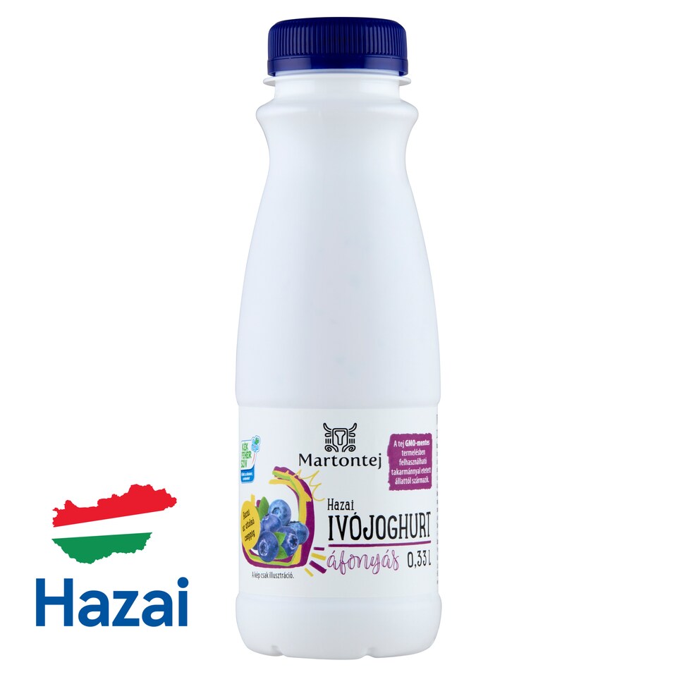 Martontej hazai áfonyás ivójoghurt 0,33 l