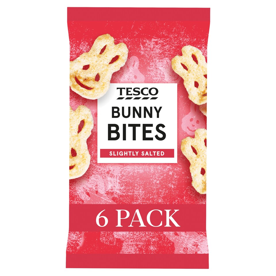 Tesco Bunny Bites Snacks 6 X 19 G
