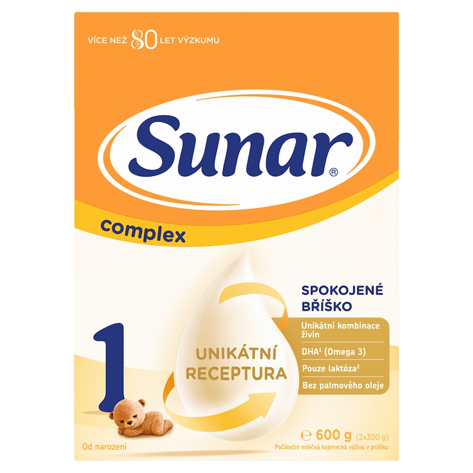 obrázok 1 z Sunar Complex 1 počiatočné dojčenské mlieko 600 g