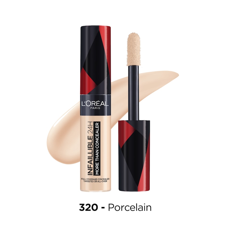 image 1 of L'Oréal Paris Infaillible 24H More Than Concealer, 320 Cool Rose, 11ml