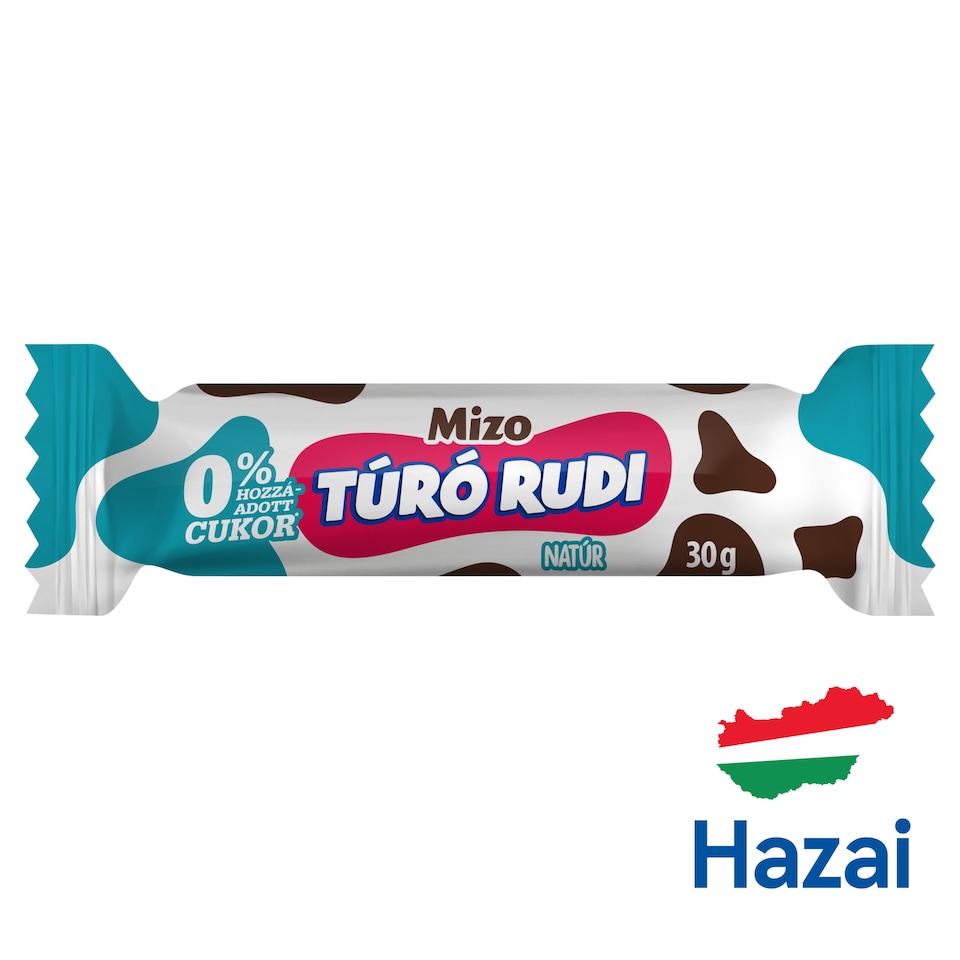Mizo Túró Rudi natúr túródesszert kakaós bevonattal, édesítőszerekkel 30 g