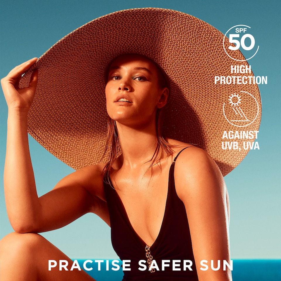 image 1 of Garnier Ambre Solaire Ideal Bronze Tanning Mist SPF50 150ml