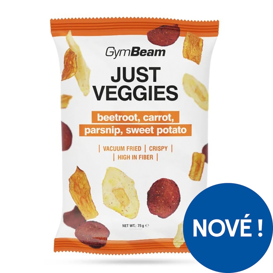 GymBeam Just Veggies směs zeleninových chipsů 75g