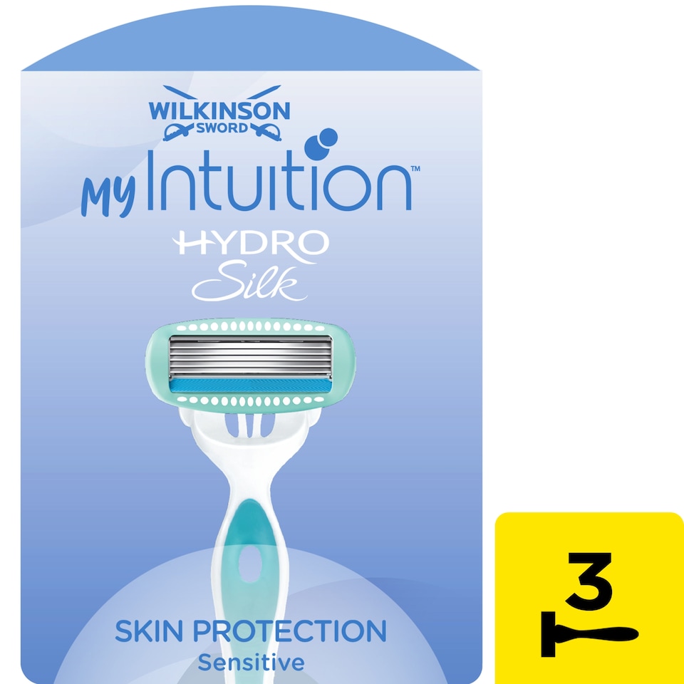 Wilkinson Sword myIntuition Hydro Silk Women's Disposable Razors x 3