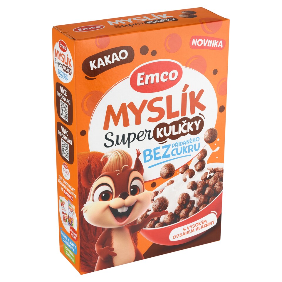 Obrázek 1 pro produkt Emco Myslík super kuličky kakao 300g