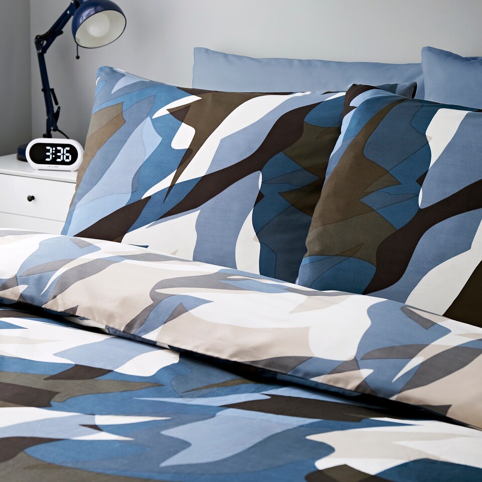 image 1 of Silentnight Camo Print Duvet Set Double