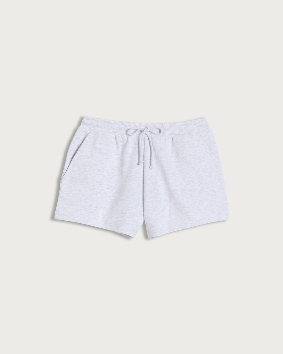 image 1 of OH ME OH MY Cotton Rich Drawstring Co-ord Shorts in Grey