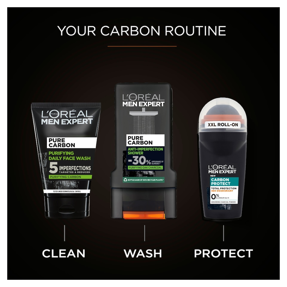 image 1 of L’Oreal Men Expert Roll-On Carbon Protect Deodorant 50Ml