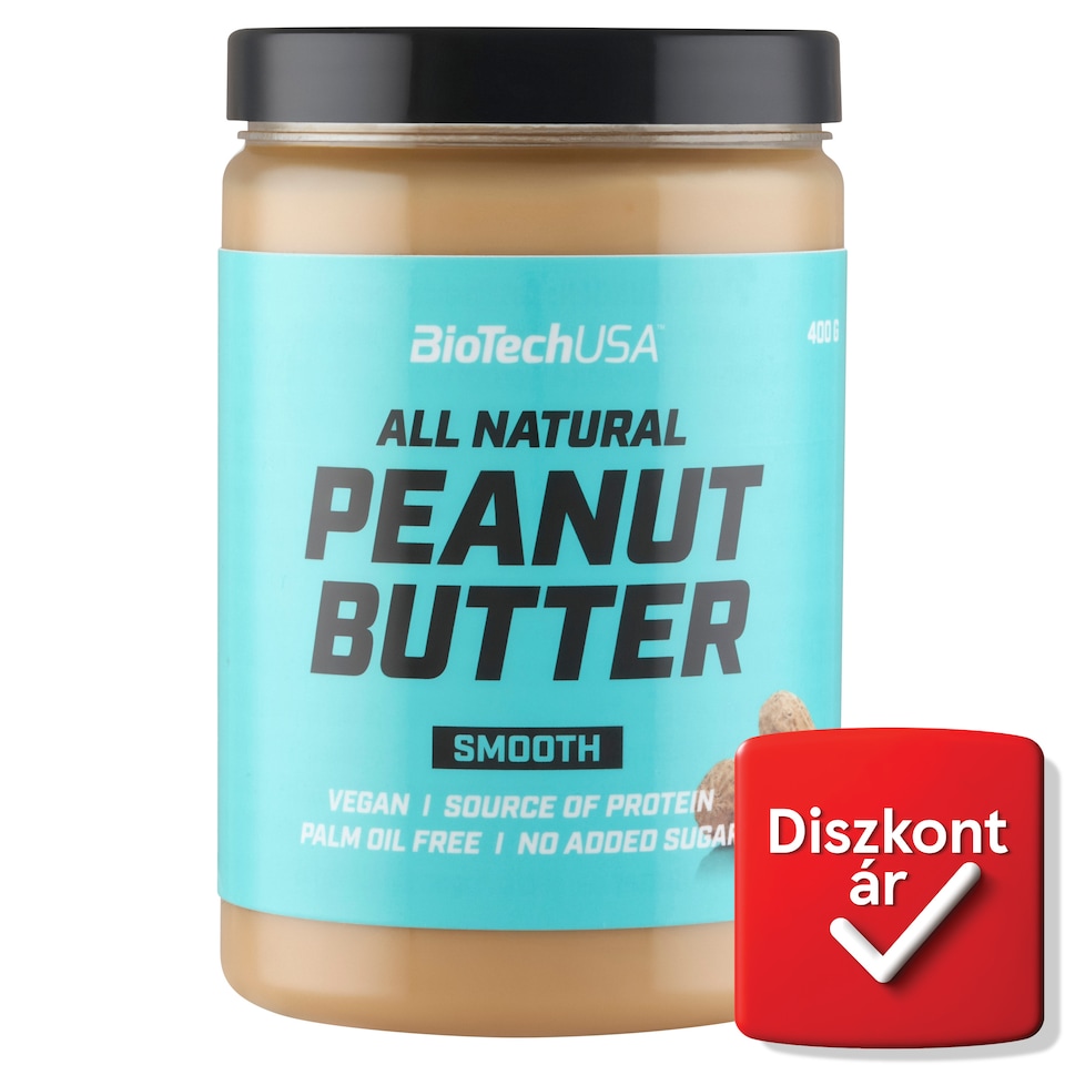 image 1 of BioTechUSA Smooth Peanut Butter 400 g