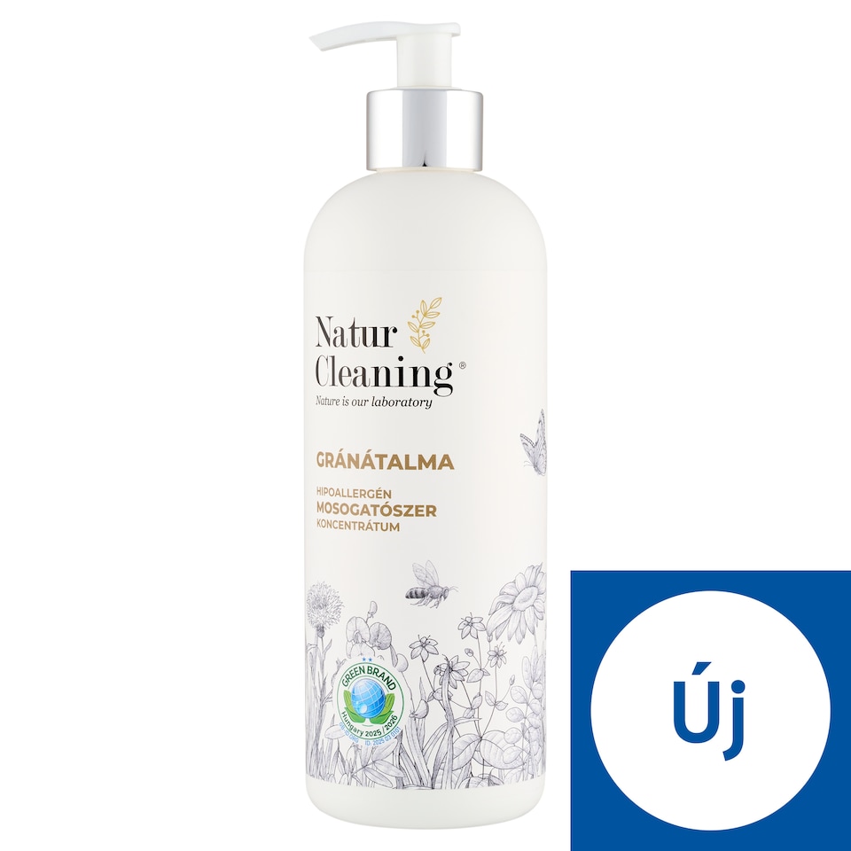 Natur Cleaning Pomegranate Hypoallergenic Dishwashing Detergent Concentrate 500 ml