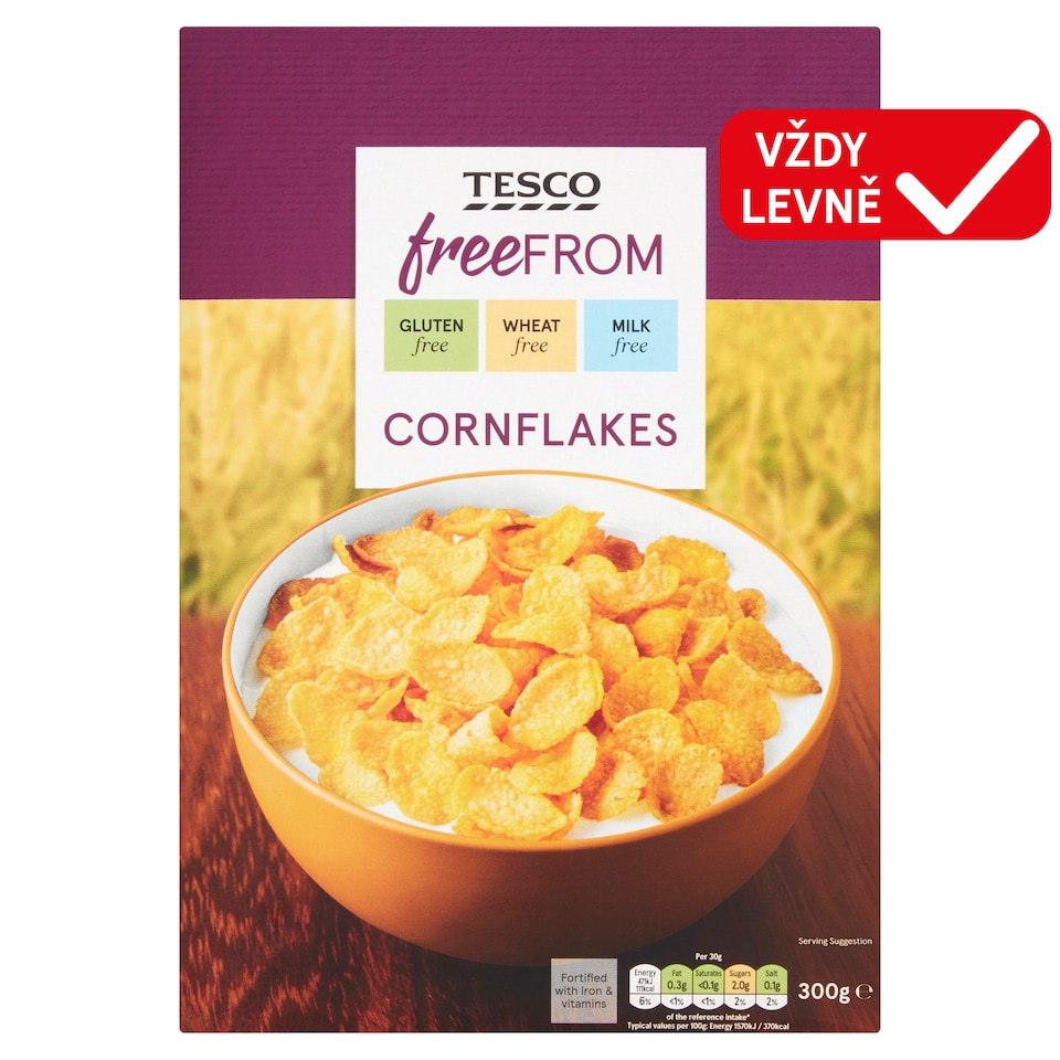 image 1 of Tesco Free From Cornflakes 300g