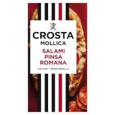 Crosta & Mollica Pinsa Roman Pizza Salami & Mozzarella 160g
