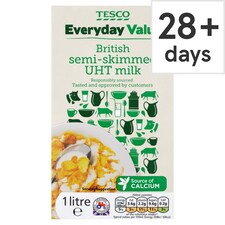 T. EDAY VAL BRT S/Skimmed L/L UHT Milk 1 Ltr