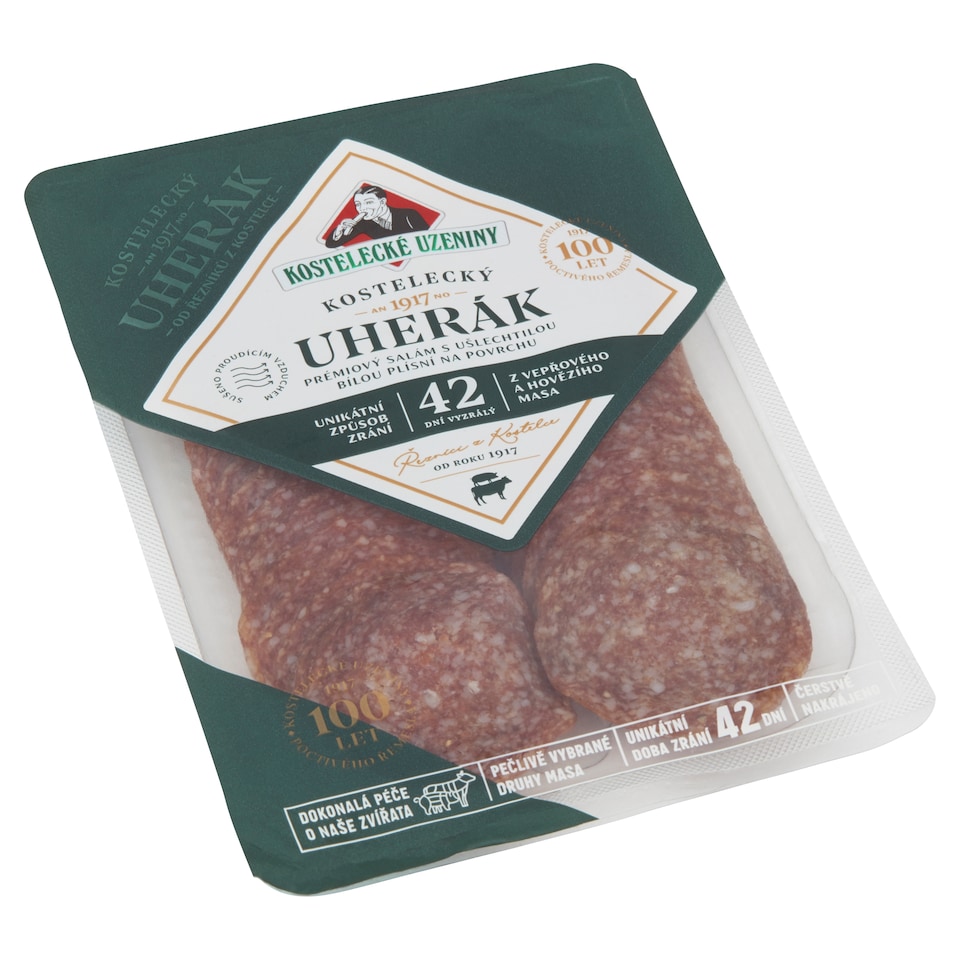 Obrázek 1 pro produkt Kostelecké Uzeniny Kostelecký uherák 0,100kg