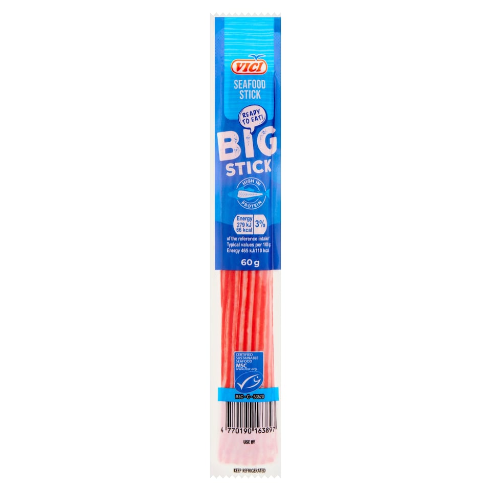 Vici Surimi termék tenger gyümölcsei nagy rúd 60 g