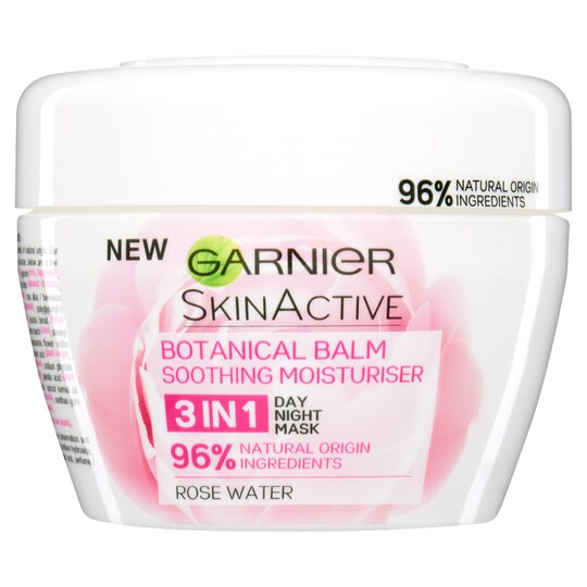Garnier Naturals Soothing Rose 3In1 Balm 140Ml Tesco Groceries