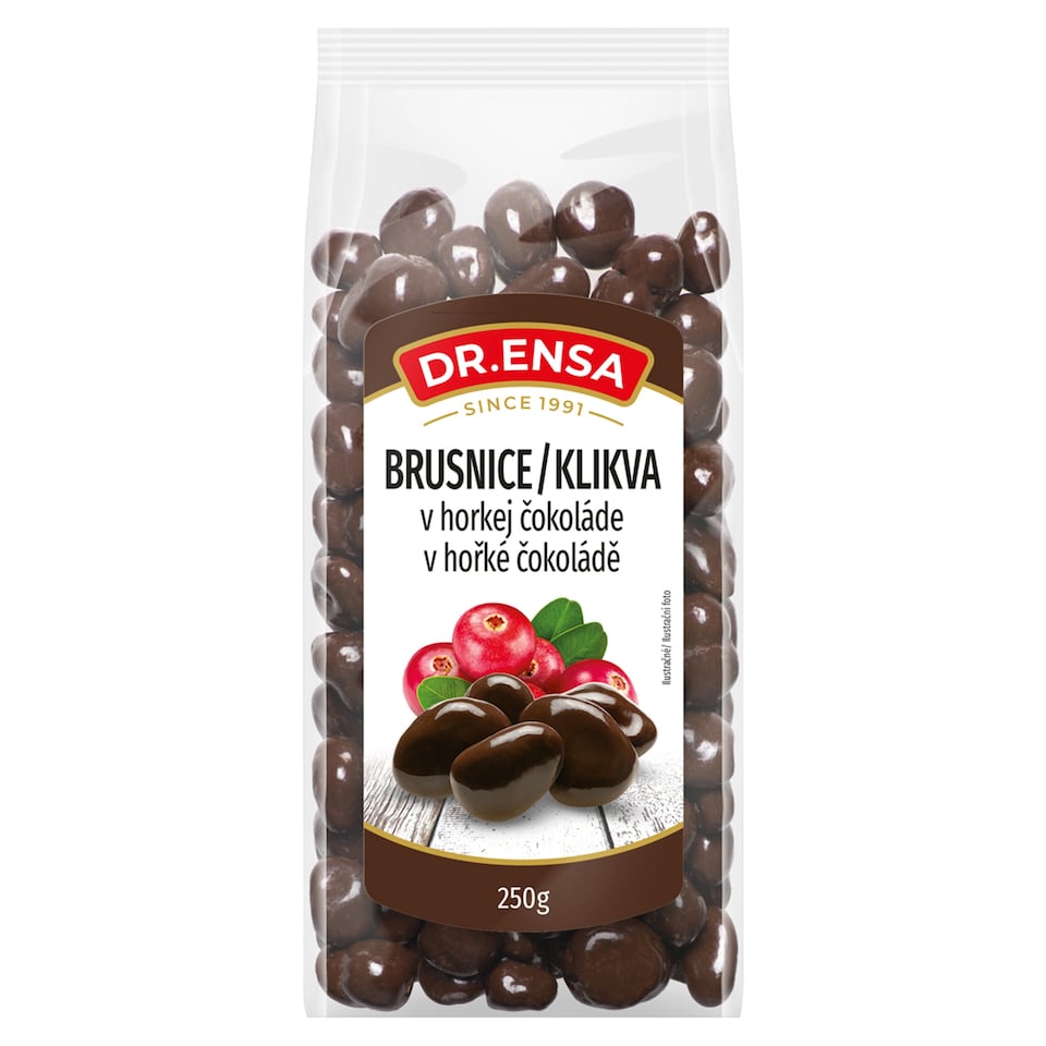 Dr. Ensa Brusnice v horkej čokoláde 250 g