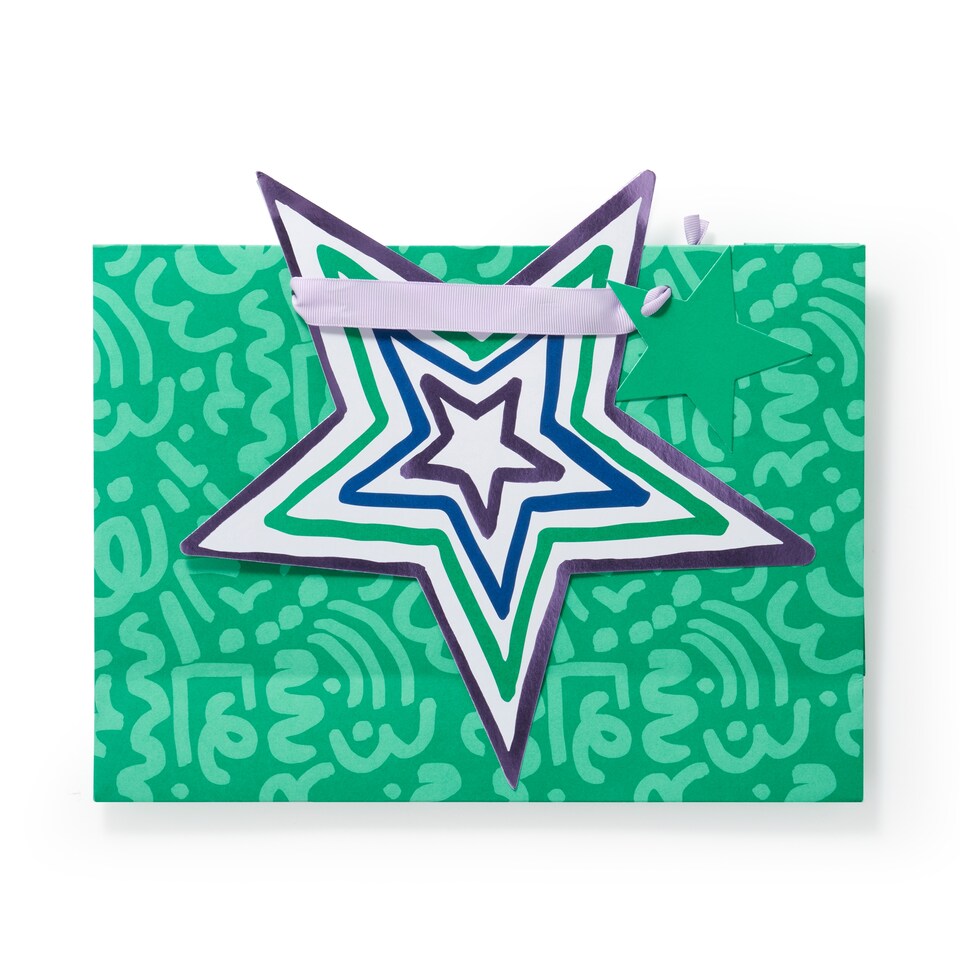 image 1 of Paperchase Medium Gift Bag - Artful