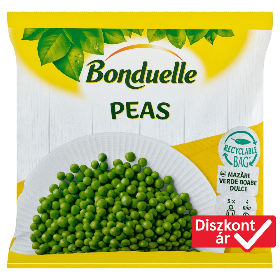 image 1 of Bonduelle Quick Frozen Green Peas 1000 g