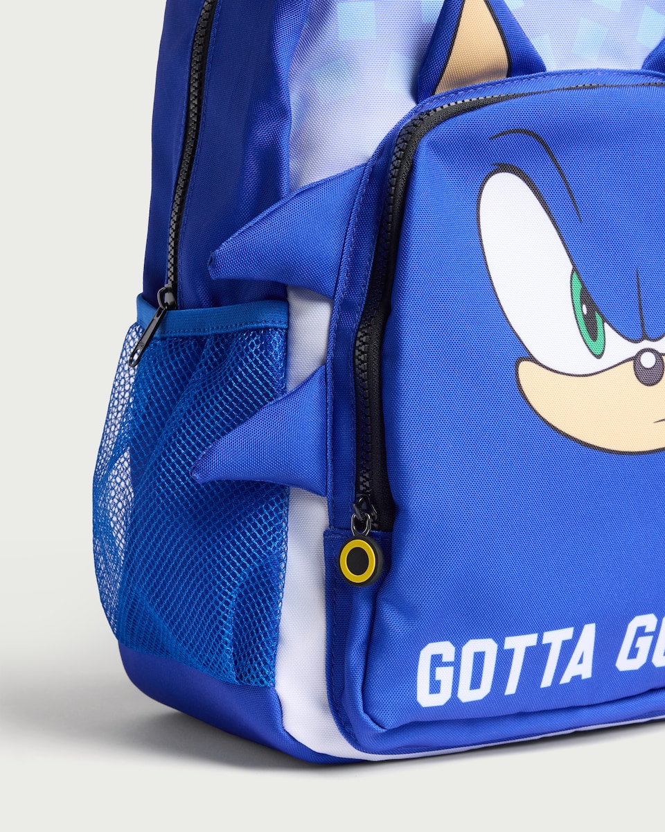 image 1 of Sonic the Hedgehog Gotta Go Fast Backpack in Blue