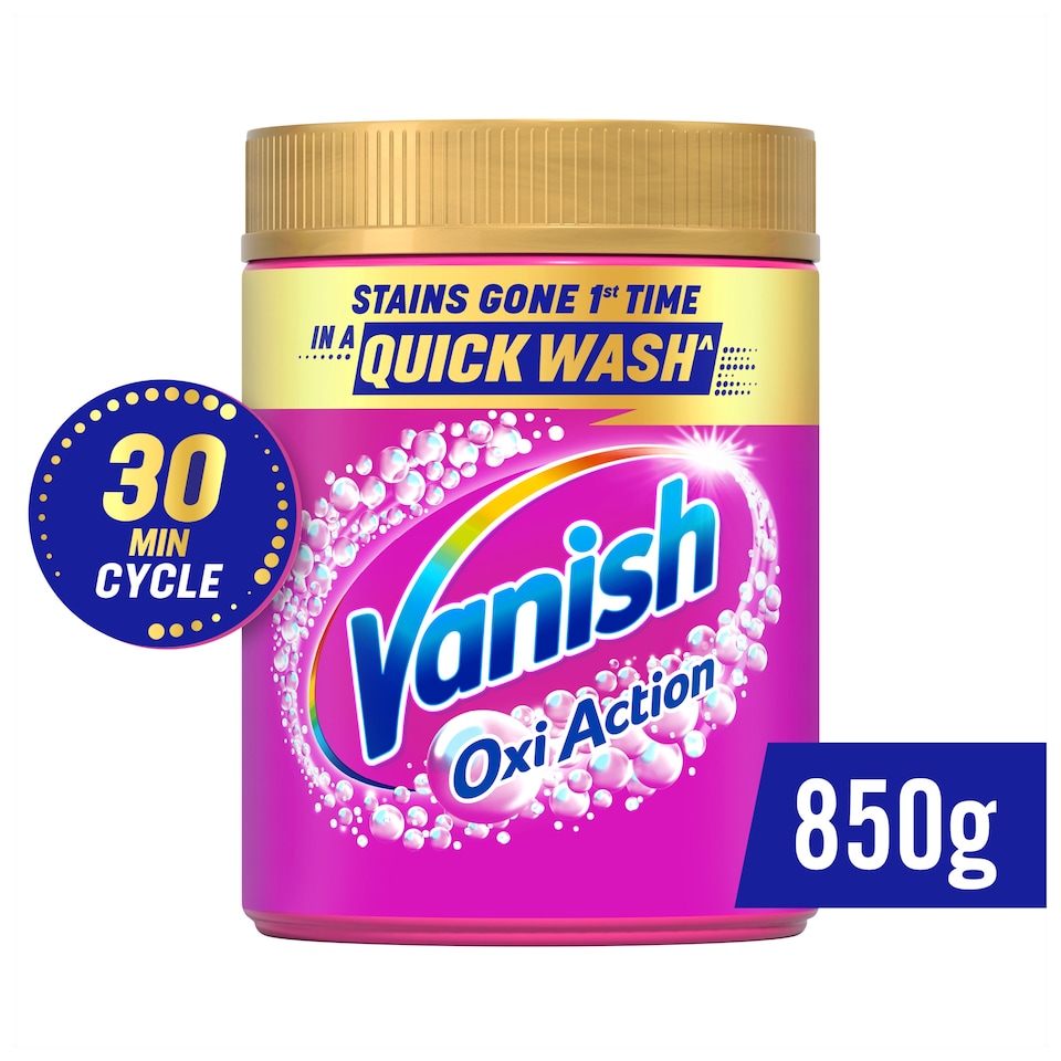 image 1 of Vanish Gold Oxi Action Laundry Stain Remover Powder Colours 850g