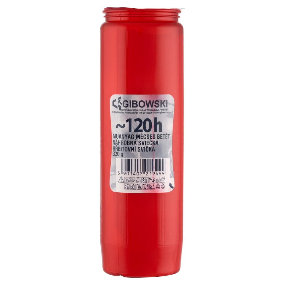 Gibowski műanyag mécses betét 320 g